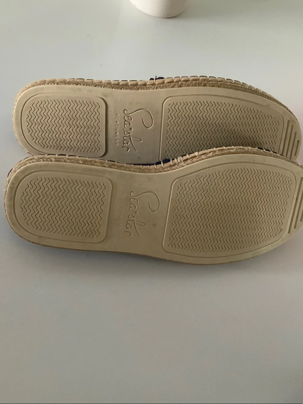 Women's Navy Espadrille Slip-On Shoes
